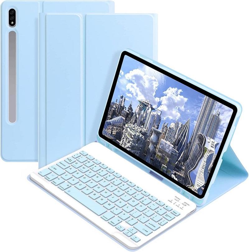 Чехол-клавиатура Magic Keyboard для планшета Samsung Galaxy Tab S10 Plus 12.4 Ultra 14.6 кожаный Galaxy Tab S10 S9 FE 12.4 SM-X820/X826B/X828U Bluetooth-клавиатура