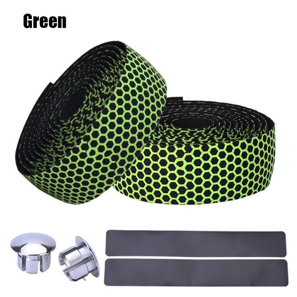 1 Pair Silica Gel Absorption Anti-slip MTB Tape Wrap Road Bicycle Bike Handlebar