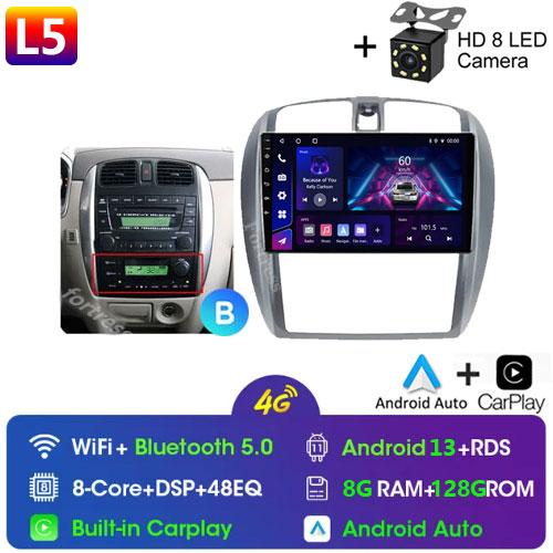 Fortress 8G+128G QLED автомобильное радио для Mazda 323 BJ 2000-2003 мультимедийный видеоплеер автонавигация Android 13 2din DVD головное устройство