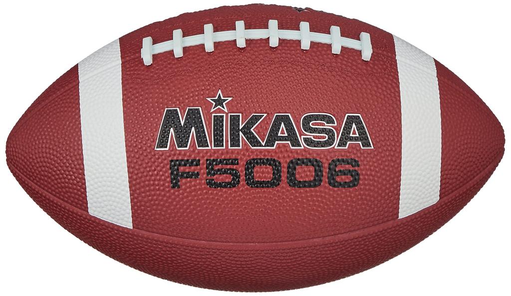 MIKASA Перчатки для американского футбола Рекомендовано для старшей школы (Общий, Университет, Использование) Резина, Коричневый, F5000, Давление 0,560-0,840 кгс/см²