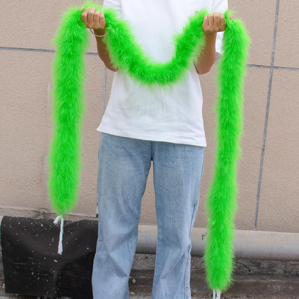 2M Turkey Marabou Feather Boa 11-50g for Scarf Clothing Christmas Tree Decor Shawl Craft Costume Wedding Dress Plume Accessories