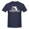 Футболки Snow Strippers Gun Tee Nice Album Tour Merch Уличная одежда Oversize Casual Men Women Clothing Топы Harajuku Y2k