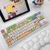 Crayon Shin-chan 2.0 PBT Сублимированный 130-клавишный Набор Милых Закругленных Колпачков