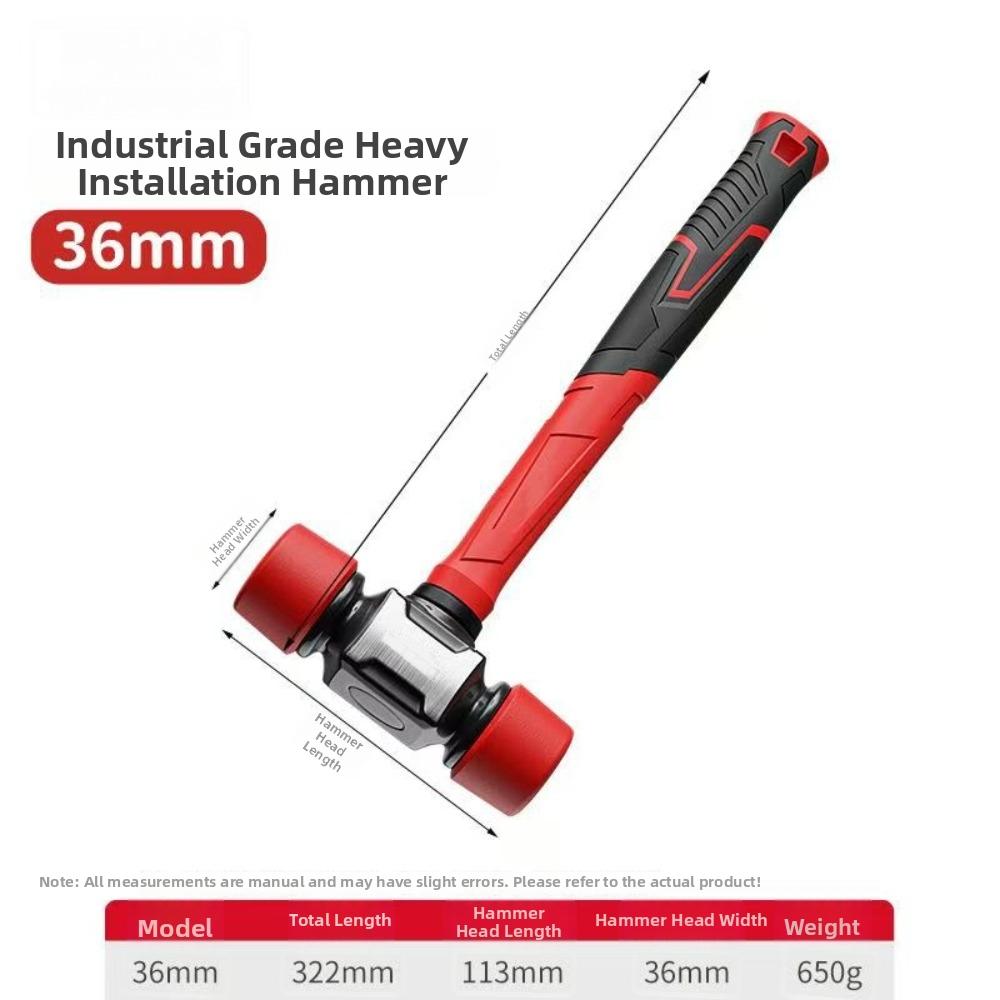 Non-Slip Grip Floor Tile Mallet Double-Faced Installation Mallet Professional Work