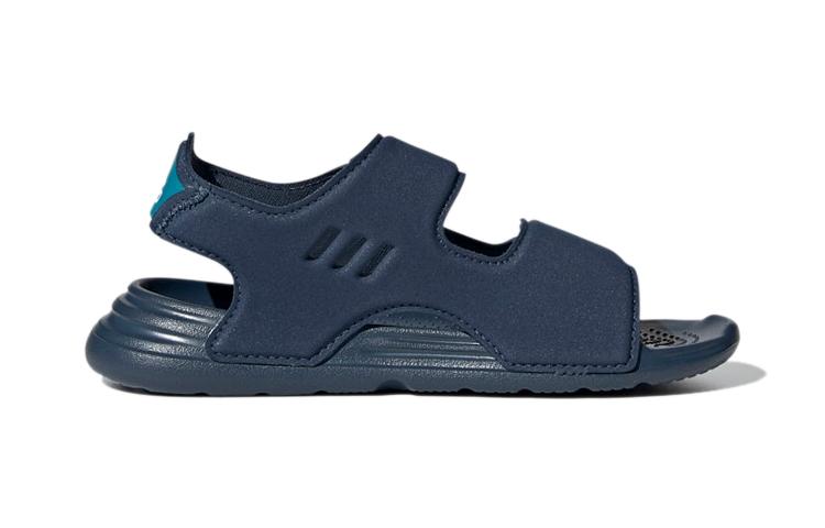 adidas Шлепанцы для плавания Детские сандалии Синие Дети Возраст 3-7 лет FY6039