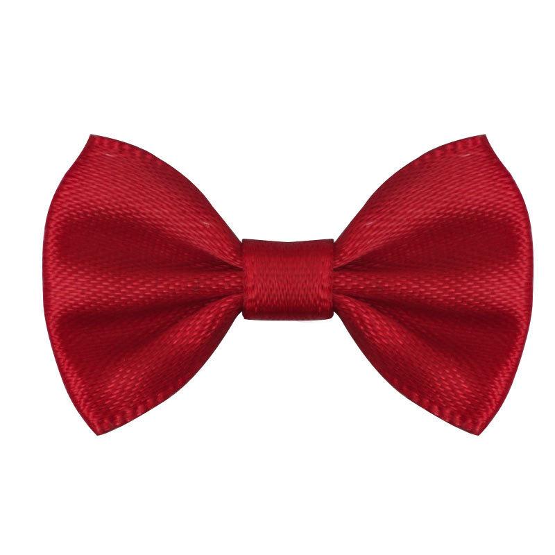 2.5 * 4Cm Wide Waist Bow Small Bow Tie Clothing Accessories Diy Hair Accessories Gift Box Decoration Eight Points Polyester