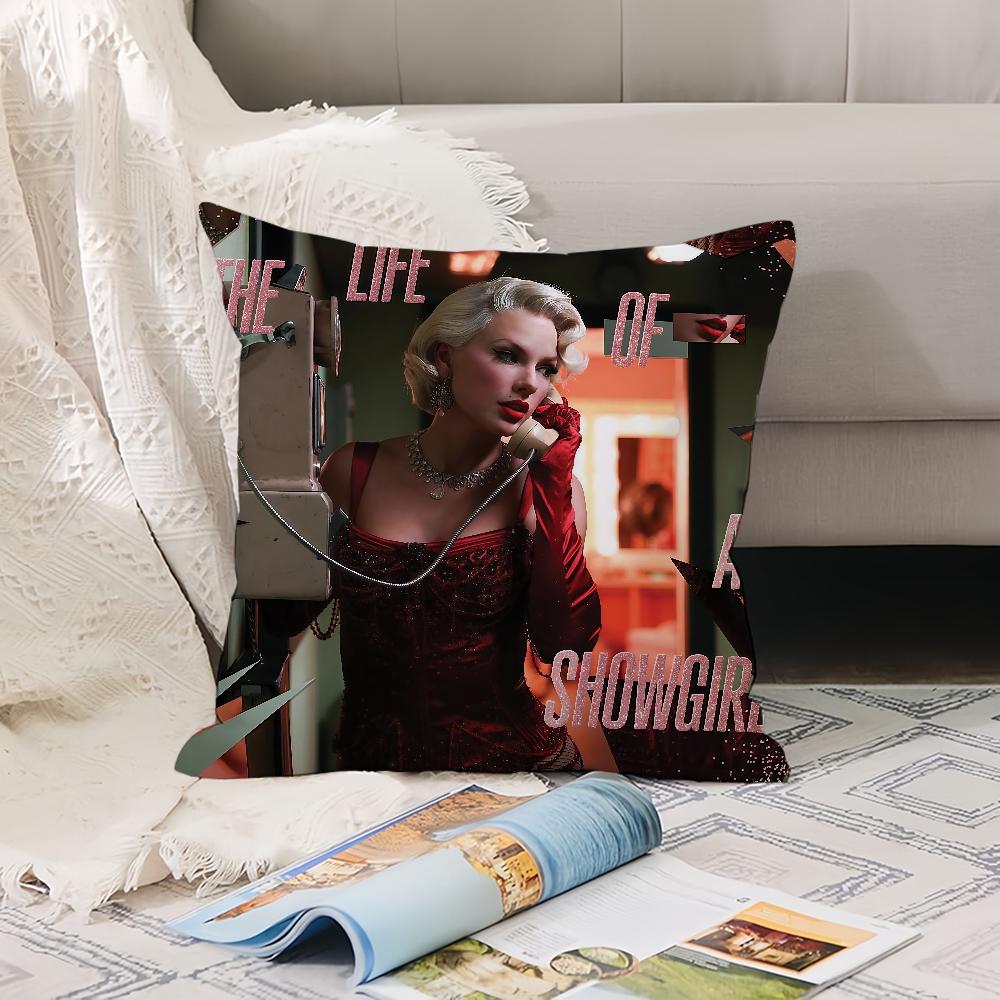 Singer The Life Of T-Taylor Наволочка для подушки 'Шоугёрл' Офисные подушки Подходят для дивана Автомобиля Спальни Декоративная наволочка