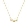 Infinity Pave Diamond Sparkling Necklace for Women - Simple & Fashionable TikTok-Inspired Sweater Chain.