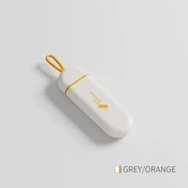 3-Compartment Pill Box & Daily Organizer, Portable Moisture-Proof Medicine Container for Travel Pocket Use