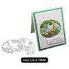 Oval Frame Elephant Giraffe Lion Metal Silvery Stencil Embossing Cutting Dies For Diy Scrapbooking Paper Album Cards Making