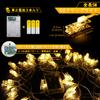 LIHAO Photo Clip Photo Decoration Light 5M 50 Bulbs Birthday Light Wall Hanging Photo Art Collage Memo Clip LED String Light Decoration Decoration