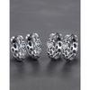 Love Zircon Earrings Men's and Women's Trendy Cool Personality Niche Design Ear Buckles Retro Earrings