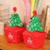 Merry Christmas Bombonera Santa Paper Gift Box Christmas Tree Elk Gift Packaging Box New Year Xmas Party Decoration