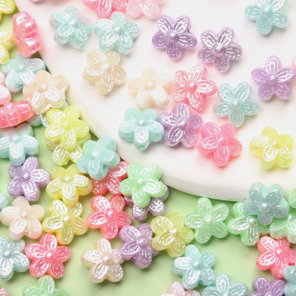 Аксессуары ручной работы ручной работы Материалы «сделай сам» Смешайте цвета Цветы 150/200 шт. Бусины-бабочки Браслет Ожерелье Мода Макарон Цвет Любовь