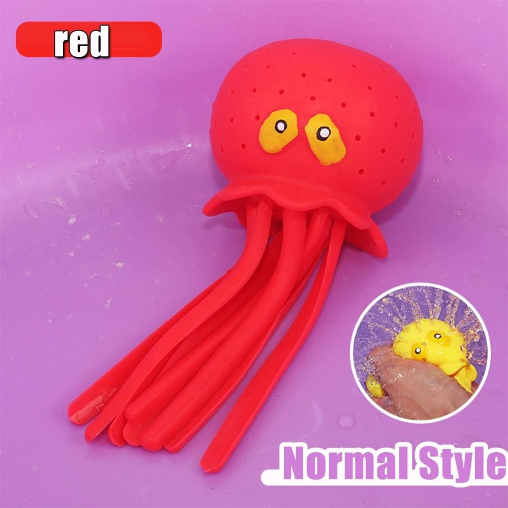 4 Colors Sponge Absorbent Octopus Baby Bath Toys Squeezing Stress Relief Toys Summer Swimming Pool Play Water Toy for Children