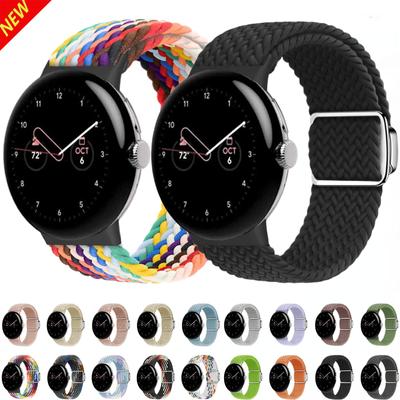 Плетеный магнитный ремешок-петля для Google Pixel Watch 3 2 45 мм 41 мм сменный ремешок нейлоновый браслет Correa