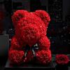 Eternal Rose Valentine's Day Gift Teddy Bear Party Decoration New Rose Bear  Birthday