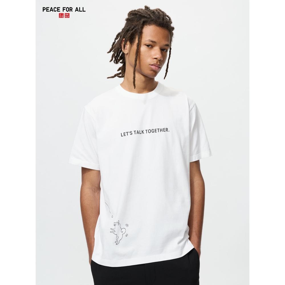 Uniqlo Япония Мир для всех Футболка Курияма Хидеки