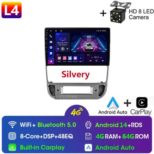 Fortress Android 14 для Peugeot 406 1994 - 2005 Авторадио Мультимедиа Радио Carplay Автомобильный Стерео GPS Навигация Головное Устройство Авто WIFI