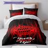 FCB logo  Pattern Bedding Quilt Set Quilt Cover Pillowcase Home Decoration Birthday Gift (1 * duvet cover + 2 * pillowcase, without core)