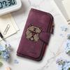 Stylish Bully Dog Print Long Wallet Fashion Casual Portable Multi Card Slot Forever Purse for Daily Use