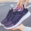 Fashion Sneakers for Women Breathable Fashion New Walking Plus Size Sneakers Women Mesh Fabric Lace Up Female Footwear Ladies Shoes