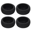 4Pcs RC Car Tire 112 Mm Diameter Rubber Tire Plastic Hub Universal RC Car Wheel Tire for 1/8 Models