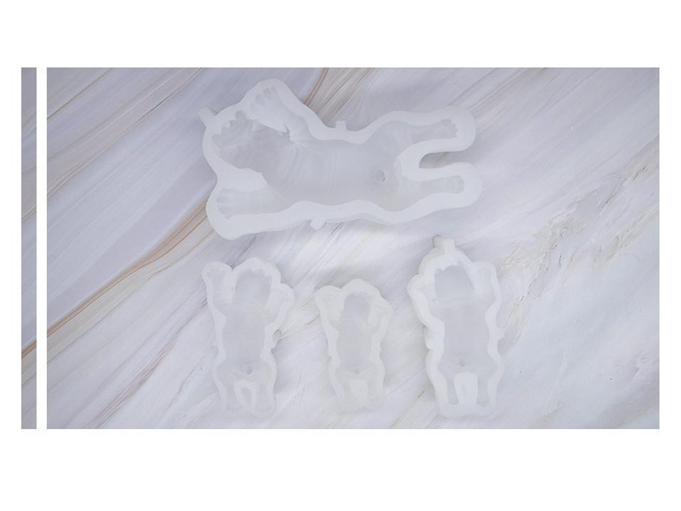 Силиконовая форма Sanxin Sharpei для самостоятельного изготовления шоколадных, мороженых или муссовых тортов в форме милых домашних животных