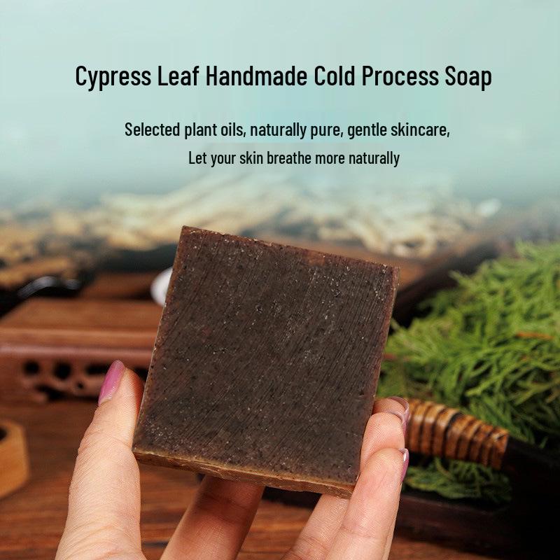 Thuja Leaf & Fo-Ti Herbal Shampoo Bar - Handmade Cold Process Hair Care Soap