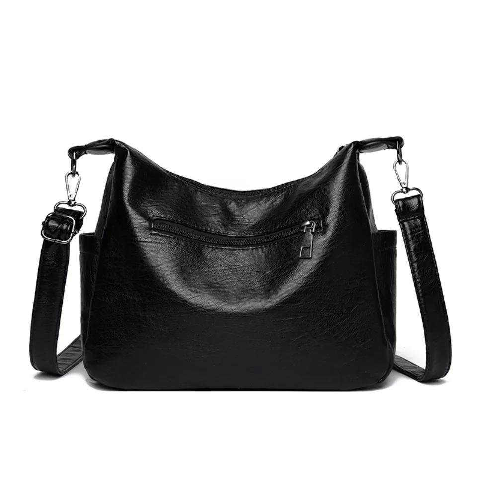 Модная женская сумка-тоут, высококачественная большая вместительная сумка через плечо, повседневная роскошная сумка из искусственной кожи