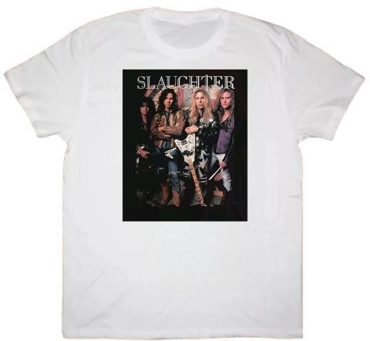 Унисекс футболка с графическим принтом группы Slaughter Music Band