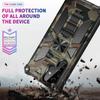 Чехол Armor Kickstand TPU для Samsung Galaxy S24 Ultra S24 S21 FE S23 A14 A52 для iPhone 15 Pro Max 15 Pro 14 Pro13 13 Pro 11 камуфляжные магнитные чехлы