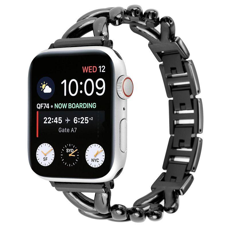 Ремешки для часов в форме сердца для iWatch S11 Ultra 10 9 8 7 6 5 4 SE Тонкий женский браслет для iWatch 38 40 41 42 44 45 46 49 мм