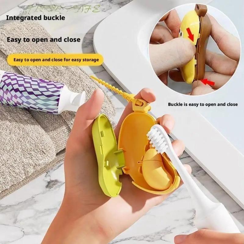 Toothbrush Head Protective Cover Toothpaste Box Banana Portable Toothbrush Storage Dust Cover Electric Travel Toothbrush Cover