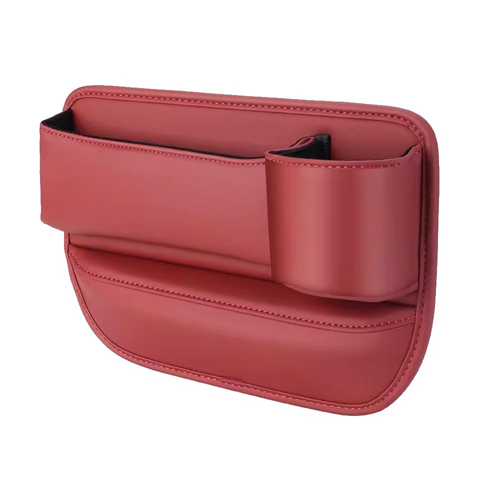 Car Seat Gap Organizer Leather Multifunction Console Crevice Filler Car Interior Storage Pocket Car Seat Side Drink Phone Holder