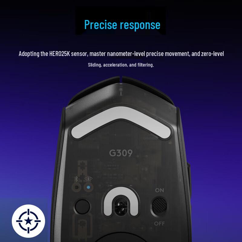Logitech Беспроводная игровая мышь с двумя режимами G309
