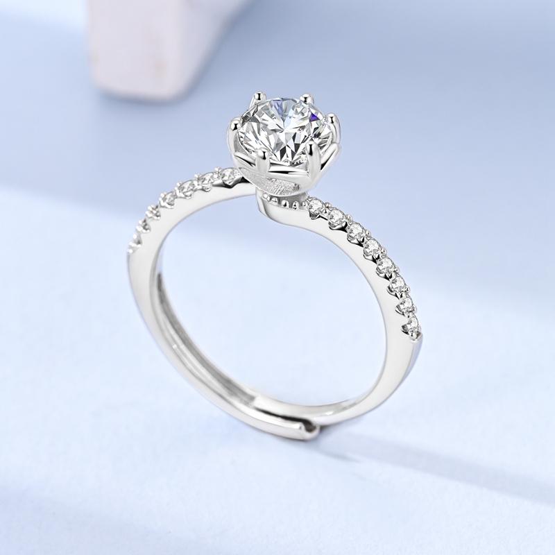 Girl Original Metal Round Zirconia Ring Accessory Twisted Intertwined Valentine'S Day Fine Wedding Gifts Accessory Set Elegant Fashion Beautiful