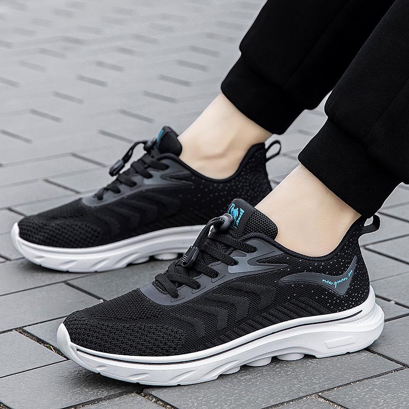 Мамины туфли женские весенне-осенние новые для среднего и пожилого возраста дышащие спортивные мягкая подошва легкие нескользящие туфли для пожилых для ходьбы мужские туфли для отца