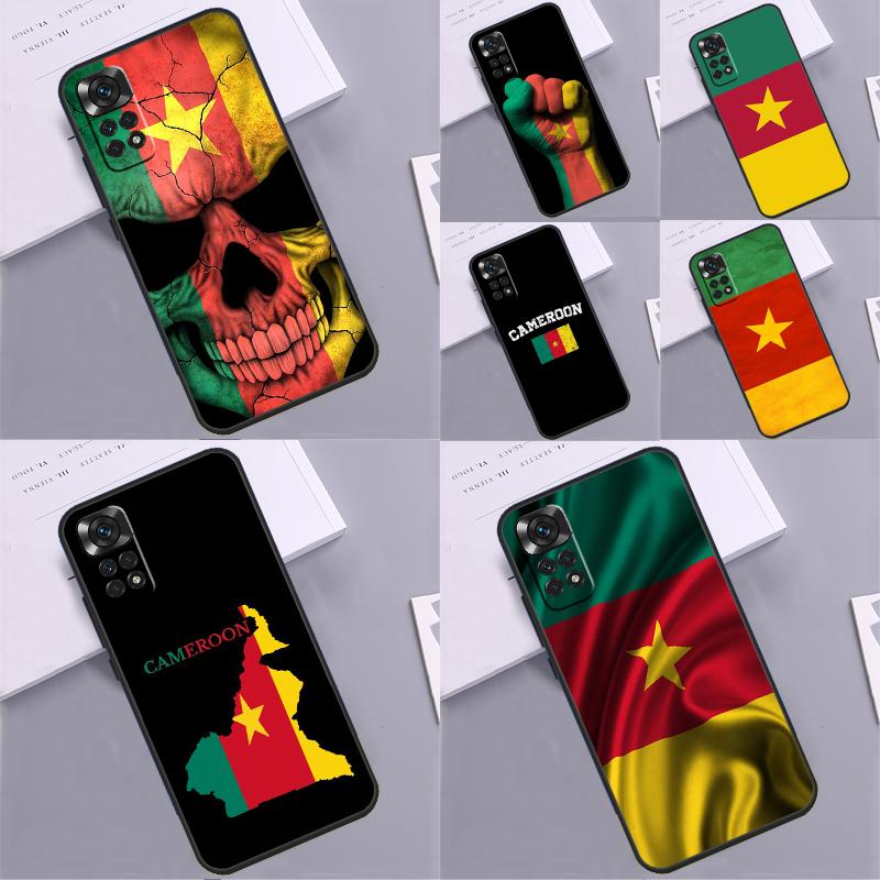Republic of Cameroon Flag Case For Xiaomi Redmi Note 13 14 Pro 9 10 11 12 Pro 10S 11S 12S Redmi 13C 10C 12C 14C Coque