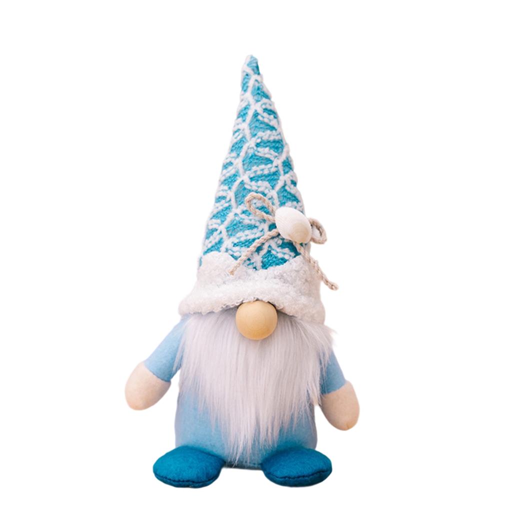 Handmade Plush Ocean Gnome Doll For Holiday
