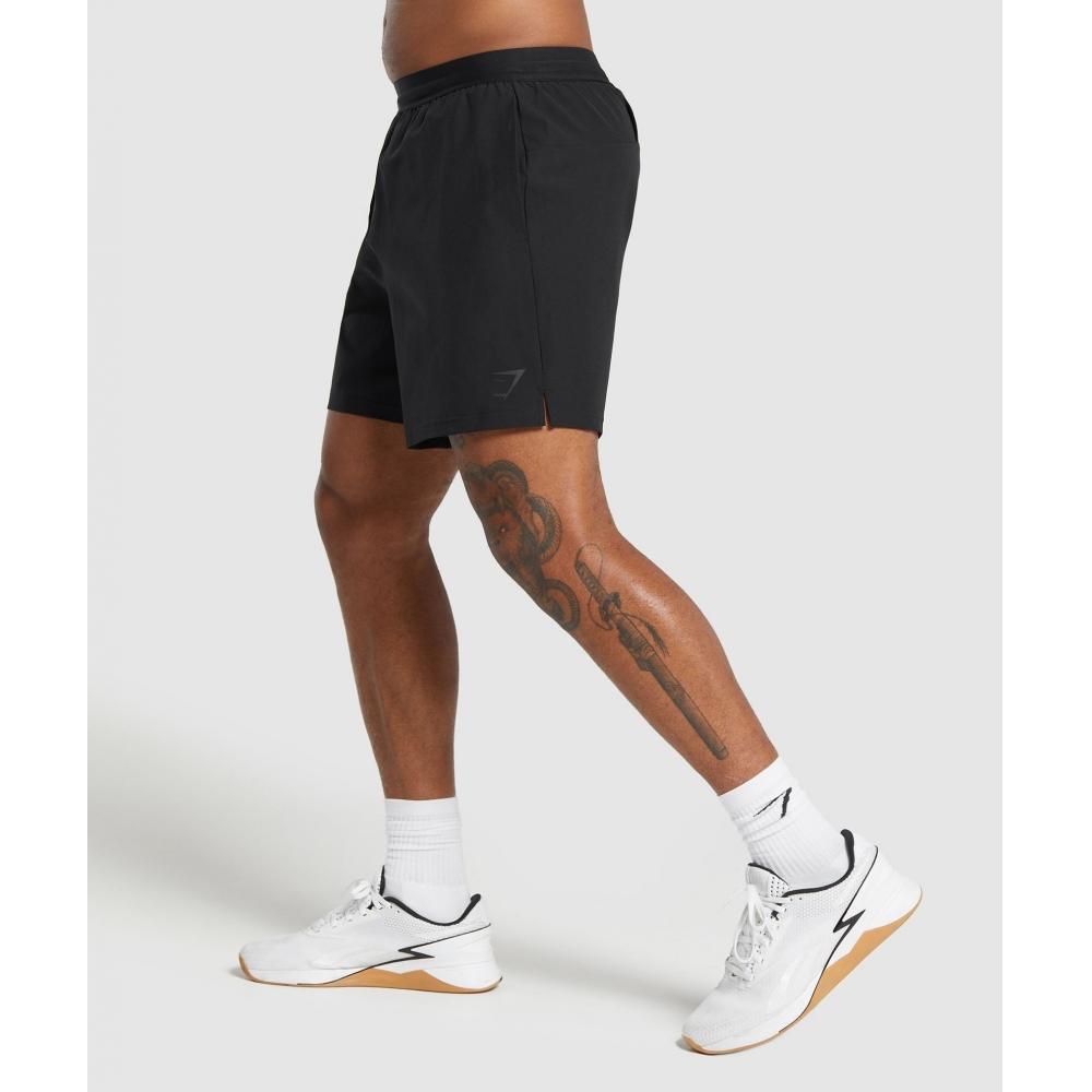 Gymshark Шорты Land To Water 6 черные A5a6i Bb2j.