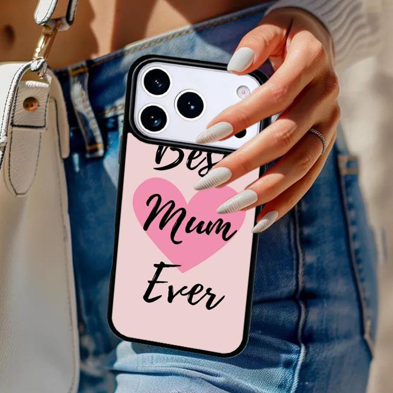 Лучший подарок маме Любовь Чехол для телефона Для iPhone 17 Air 14 15 13 12 Max Чехол Для Apple 14 15 16 16e 11 Pro Max Plus Coque