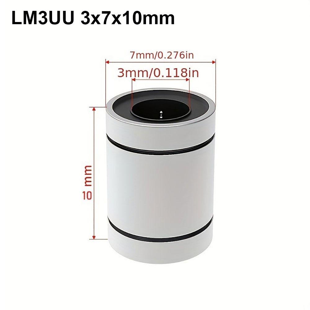 Shaft CNC Part LM3UU LM4UU LM5UU LM6UU Linear Ball Bearing Bushing Steel LM8UU LM10UU LM12UU LM16UU