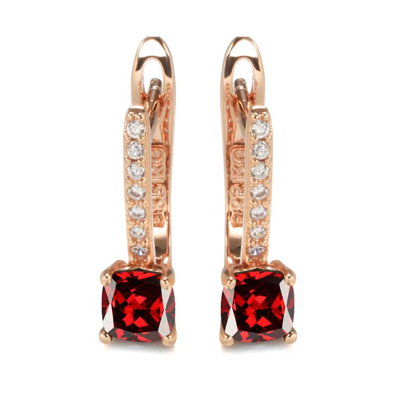 Необычные серьги-капли для женщин, серьги принцессы черного, красного, синего цвета с многоцветным камнем и цирконием, модные серьги золотого цвета для помолвки, свадебные модные украшения