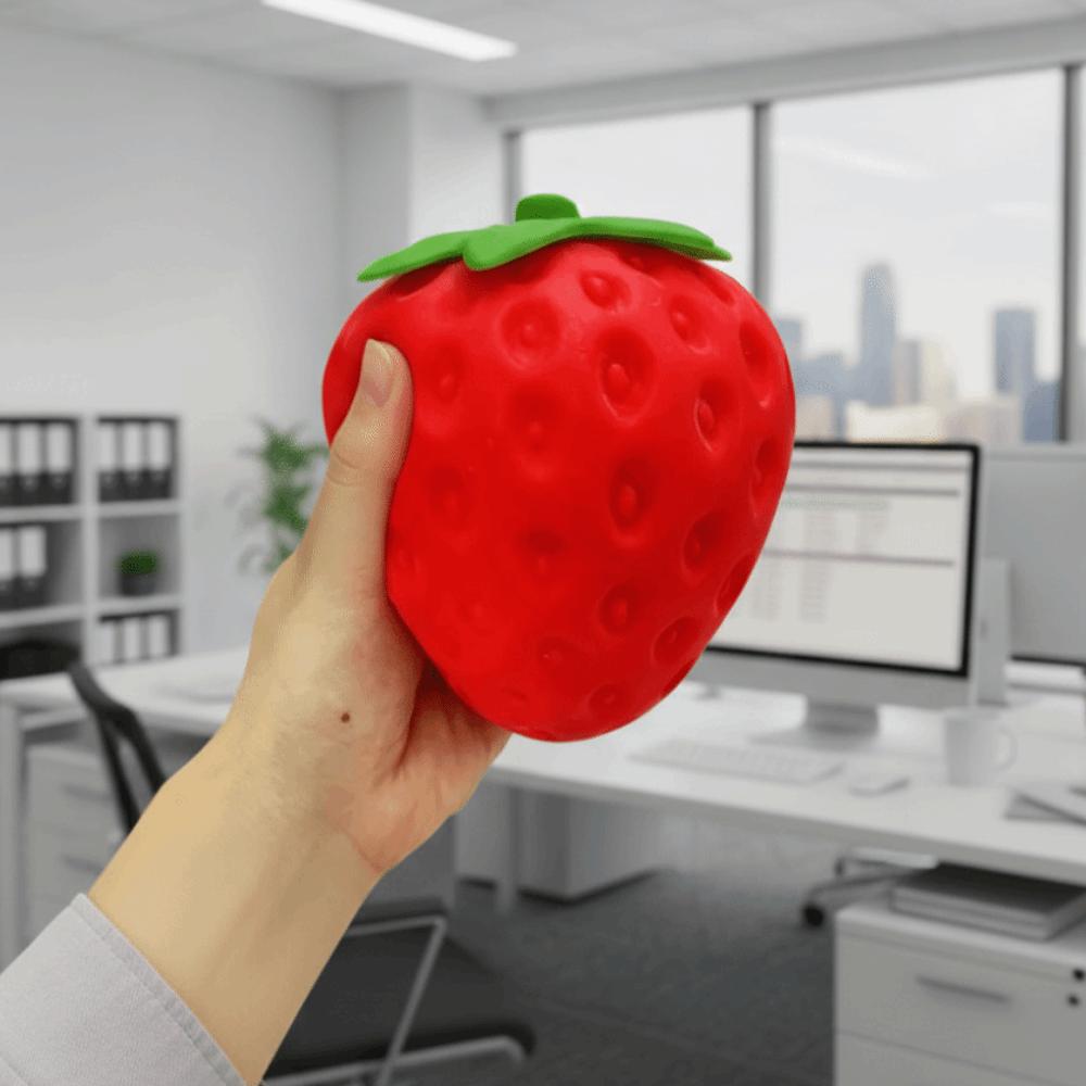 Fruit Ball Strawberry Slow Rebound Toy Slow Rebound Fruit Squeeze Toy Children Toys