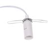 Eu Plug E14 Hanglamp Holder Light Bulbs Socket With Switch Wire 1.55M Power Cord Cable For Pendant Fixture Hang Lamp