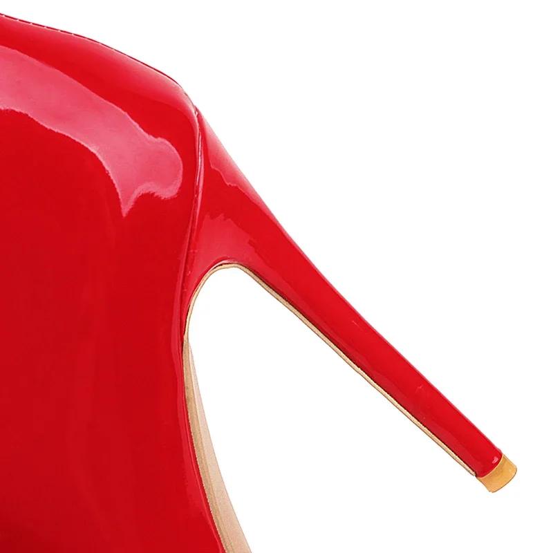 Женские сексуальные ботфорты на шнуровке крест-накрест, с острым носком, на тонком высоком каблуке, ботфорты выше колена, туфли из лакированной кожи, женские 33-46