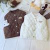 Baby Vest Autumn and Winter Padded Outer Wear Thickened Male and Girls Baby Warm Vest Foreign Style Vest