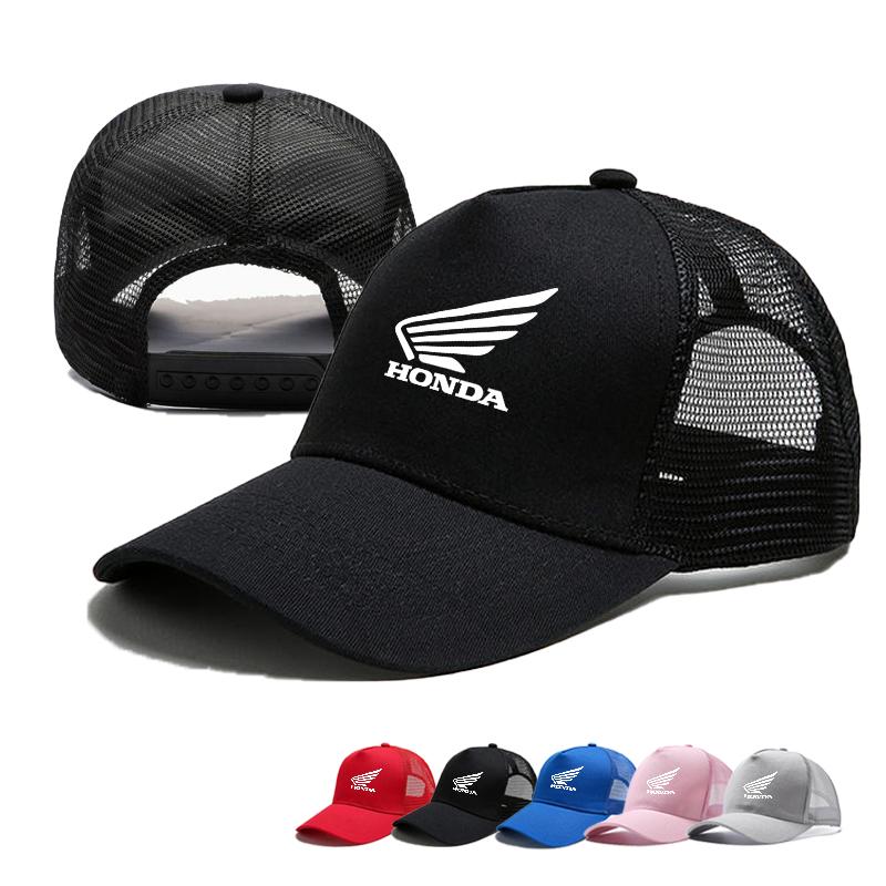 AZO1 Car Logo Embroidery Baseball Cap Adjustable Casual Sunscreen Hats Sport Caps For Honda CB400 CB650 FCBF CBR25ORR CRF SH3O0 NC75O
