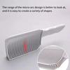 Heat Resistant Fading Comb Plastic Flat Top Hair Cutting Comb Barber Clipper Blending Comb  for Men